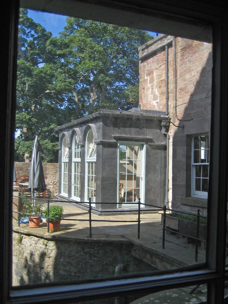 New Conservatory from Main House